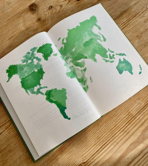 Travel Diaries Notebook Map